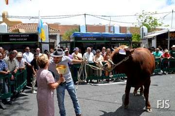 Telde, en la procesión capitalina de San Lorenzo
(Foto Francisco Javier Santana)